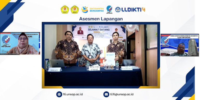 Tingkatkan Mutu Akademik, Program Studi Informatika FTI UNSAP Laksanakan Asesmen Akreditasi Daring
